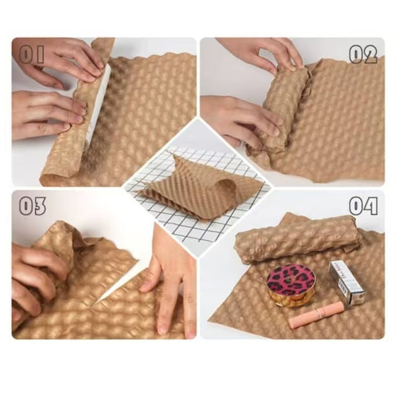 Eco-Friendly Kraft Paper Bubble Wrapping: Customizable, Recyclable & Sustainable Packaging Solution Eco-Friendly Kraft Paper Bubble Wrapping: Customizable, Recyclable & Sustainable Packaging Solution