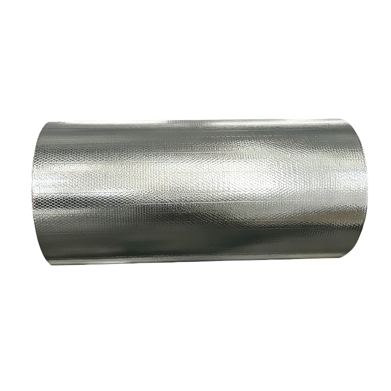 Aluminized film bubble covered pearl cotton roll
